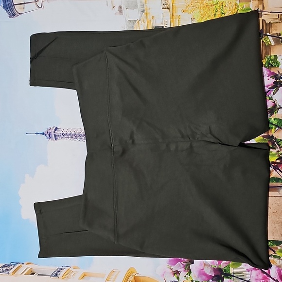 Apt. 9 Olive Green Pleated Skinny Ponte Pants Size XL New - Picture 7 of 7